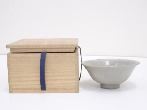 古物　灰釉茶碗